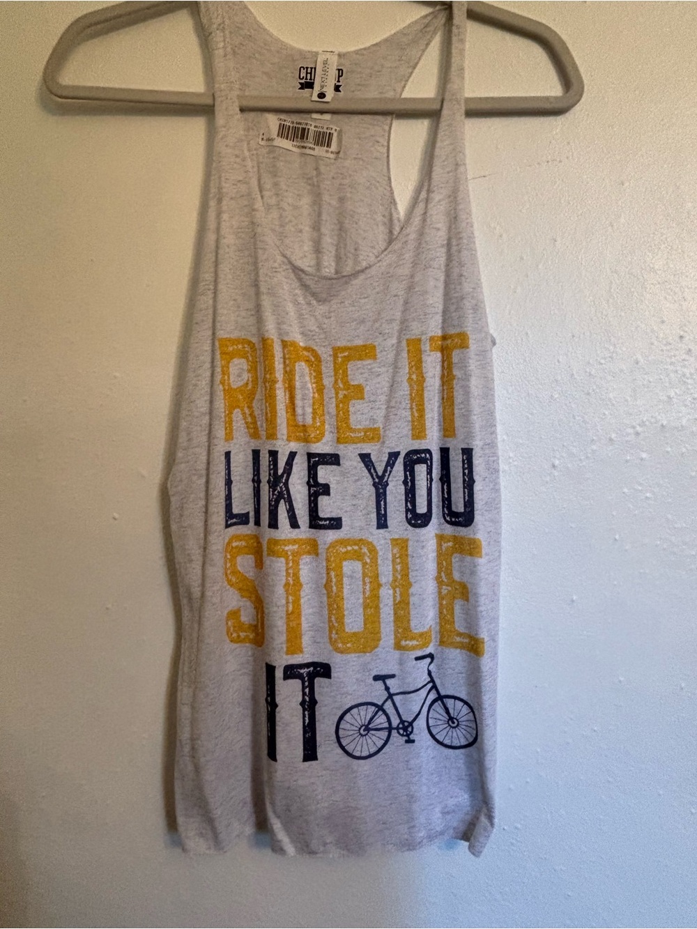Next Level Apparel Women’s Heather grey Crew tank - M